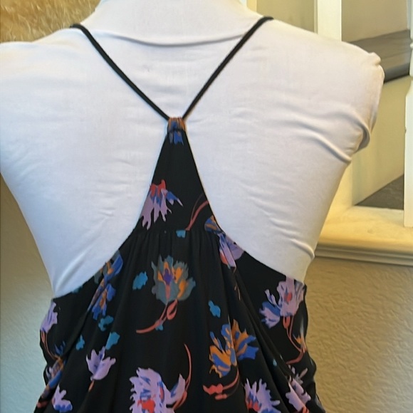 Anthropologie Moulinette Soeurs Navy Floral Jumpsuit Size XL - Picture 8 of 8